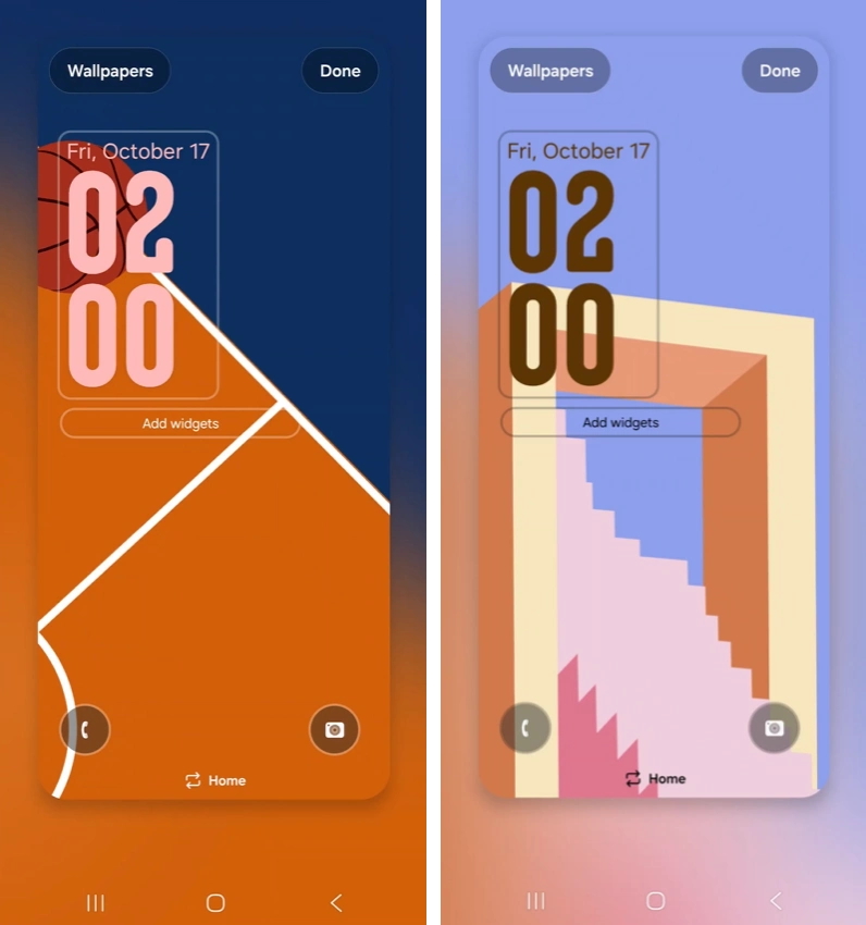 One UI 8.5 two new wallpapers