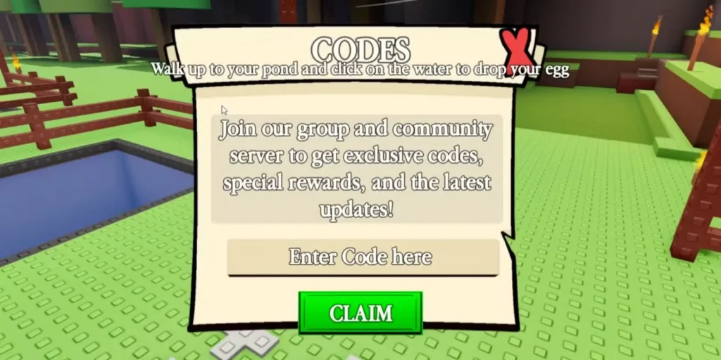 Own a Fish Pond codes