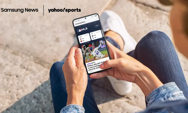Samsung News and Yahoo Sports
