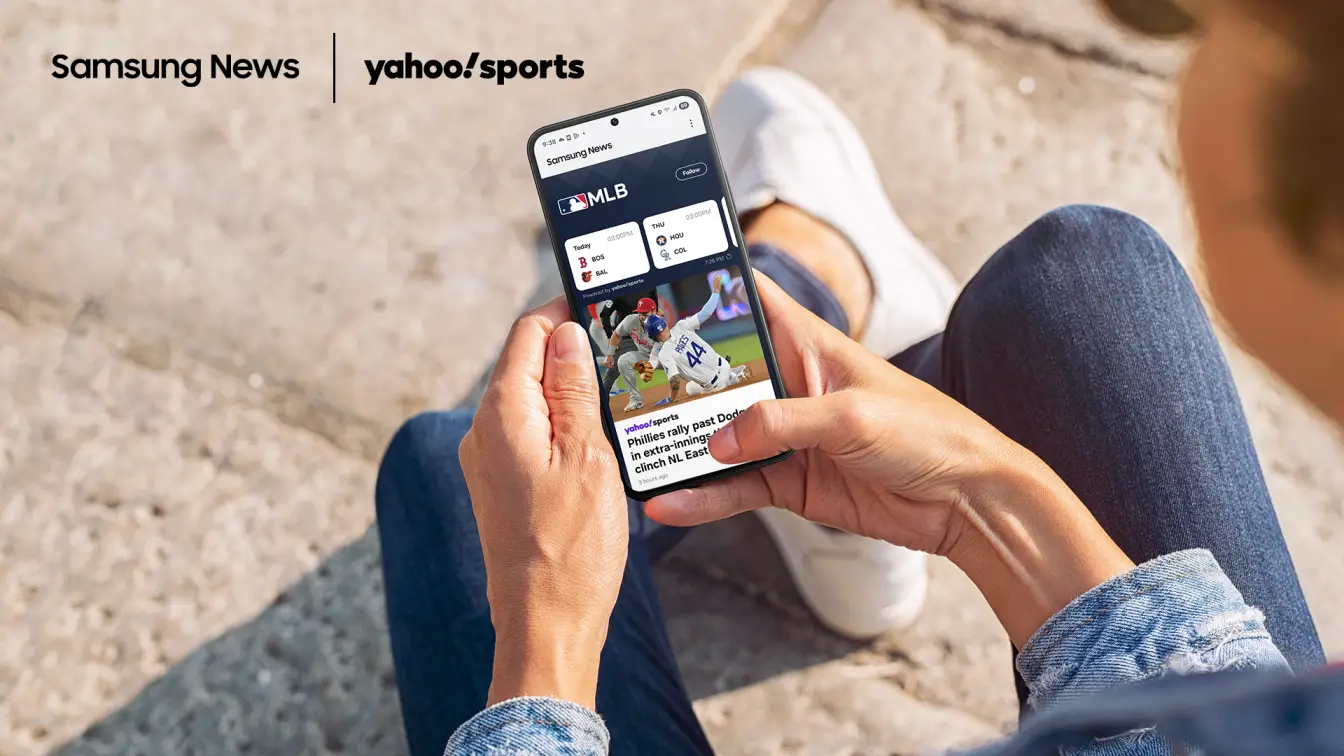 Samsung News and Yahoo Sports