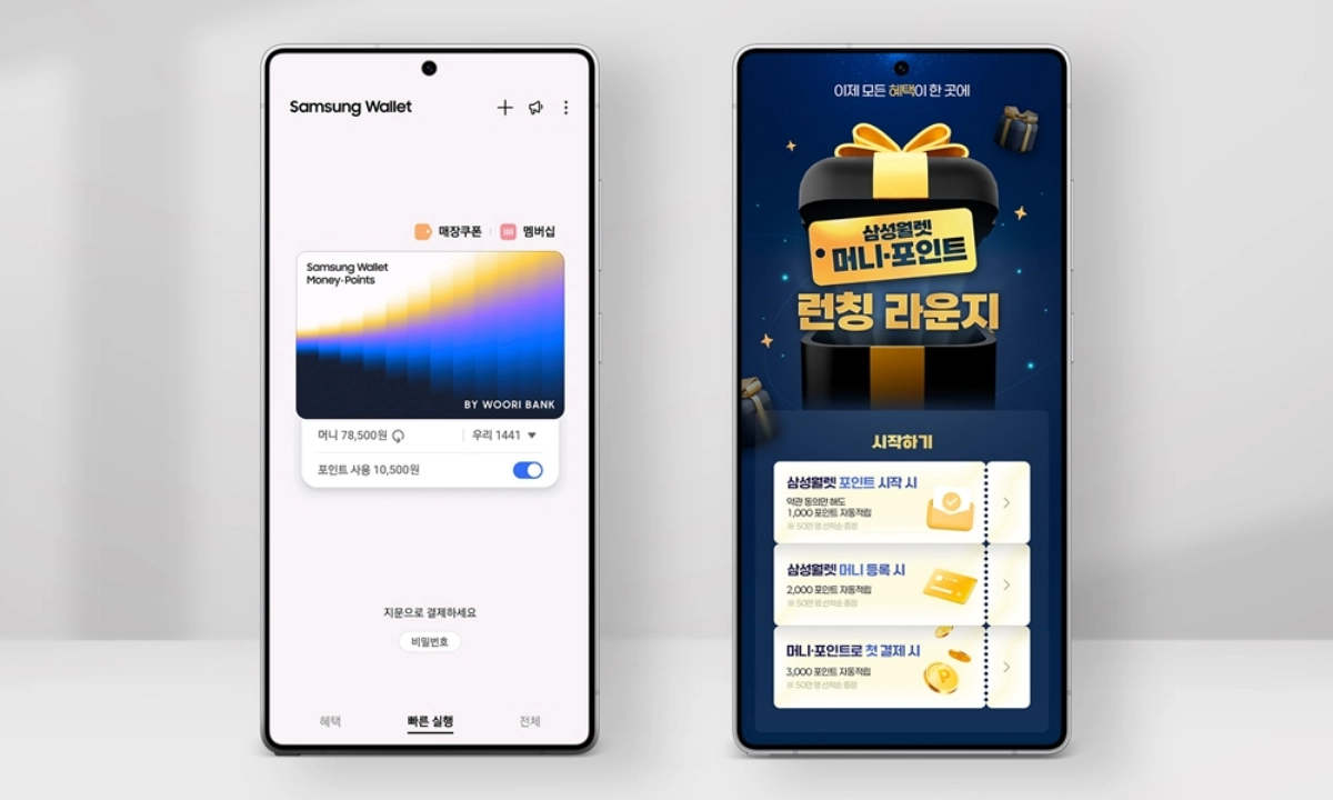 Samsung Wallet Money and Points