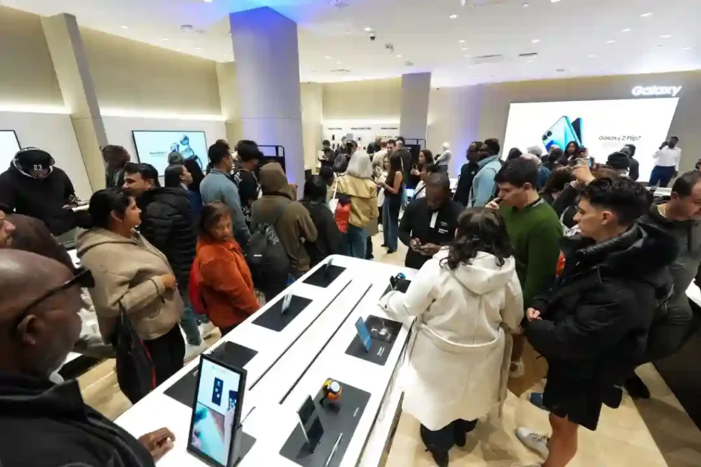Samsung store inside