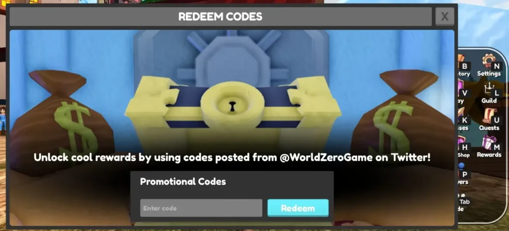 World Zero Codes