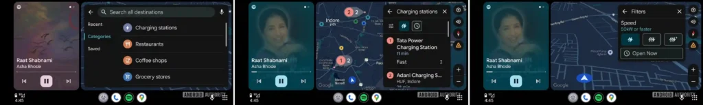 Android Auto EV screenshot 1