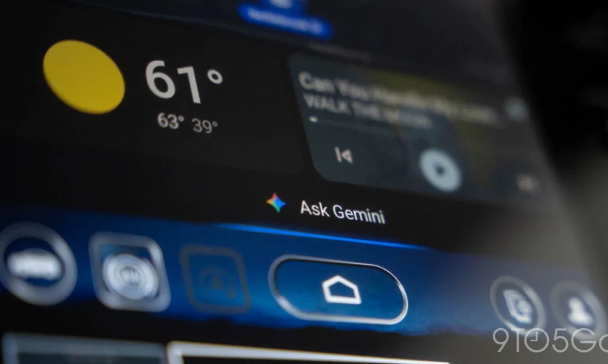 Andorid Auto Gemini 9to5