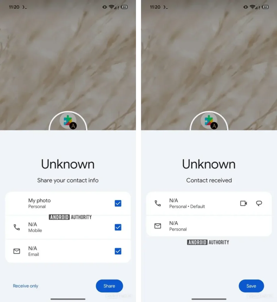 Google Play services NameDrop