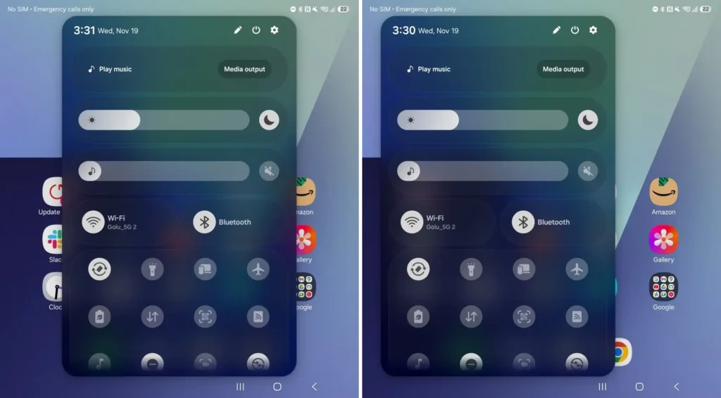 One UI 8.5 on Fold 7 screenshot 2