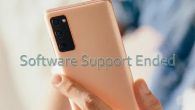 Software Support Ended Galaxy S20 FE