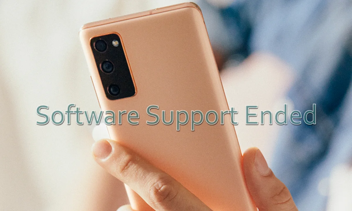 Software Support Ended Galaxy S20 FE