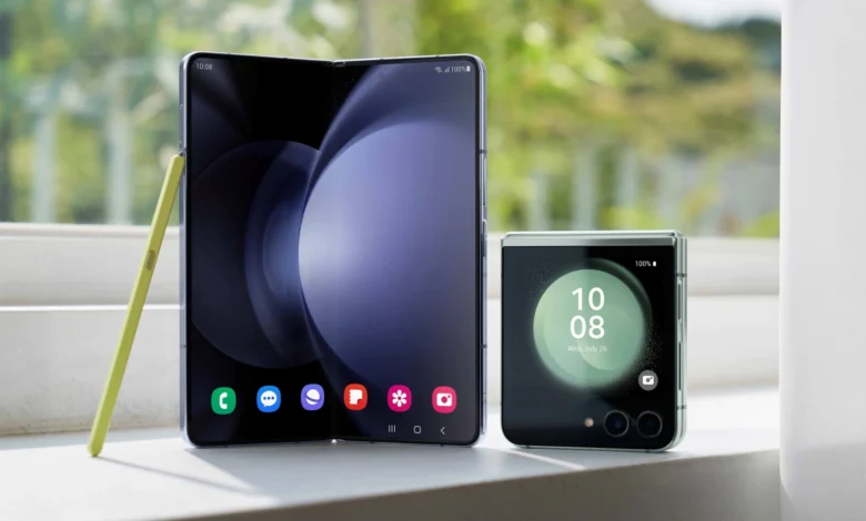 Galaxy Z Fold5 and Flip5