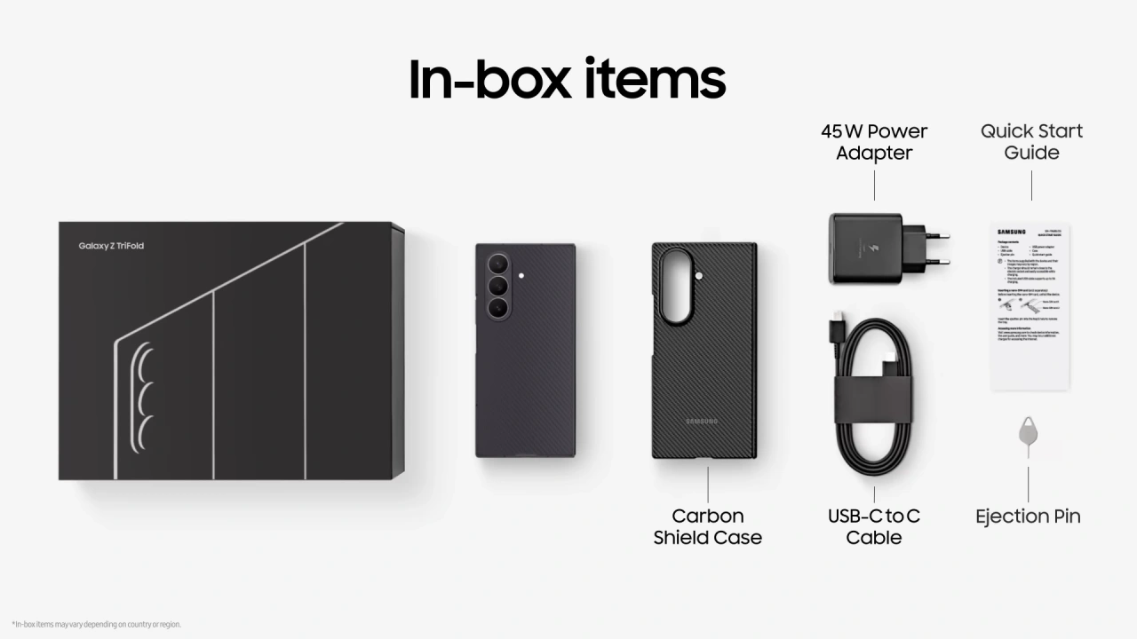 Galaxy Z TriFold Unboxing