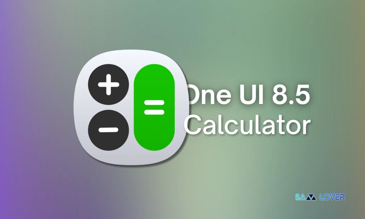 One UI 8.5 Calculator