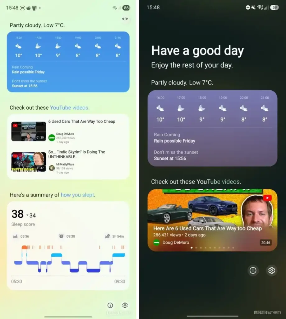 One UI 8.5 Now Brief 1