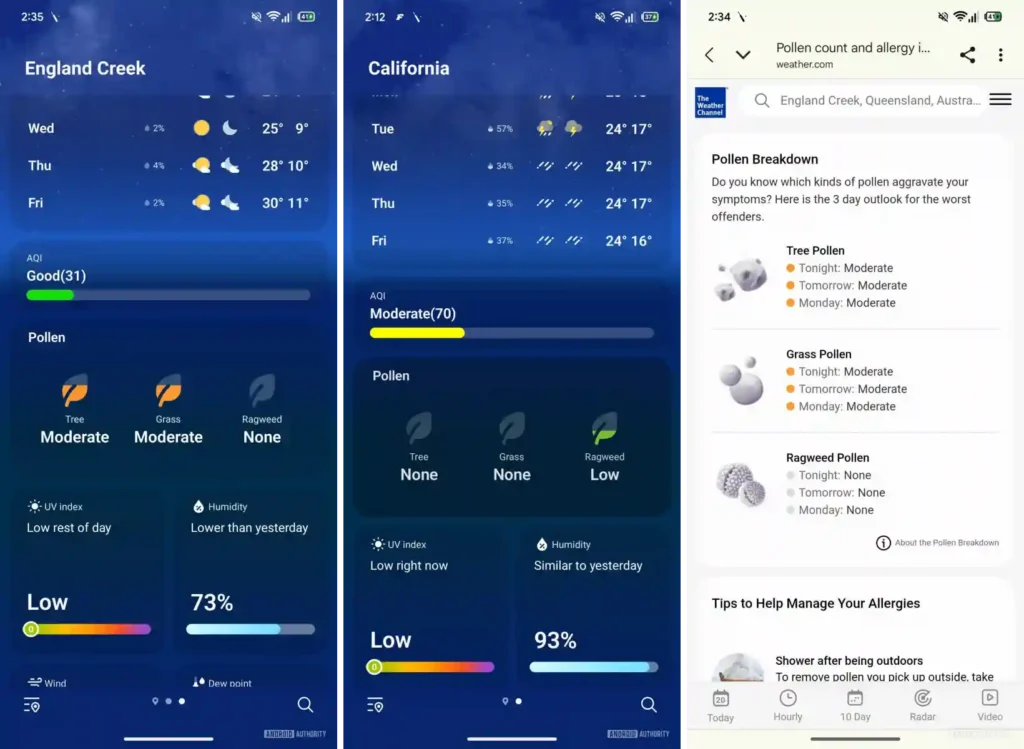 One UI 8.5 Weather app