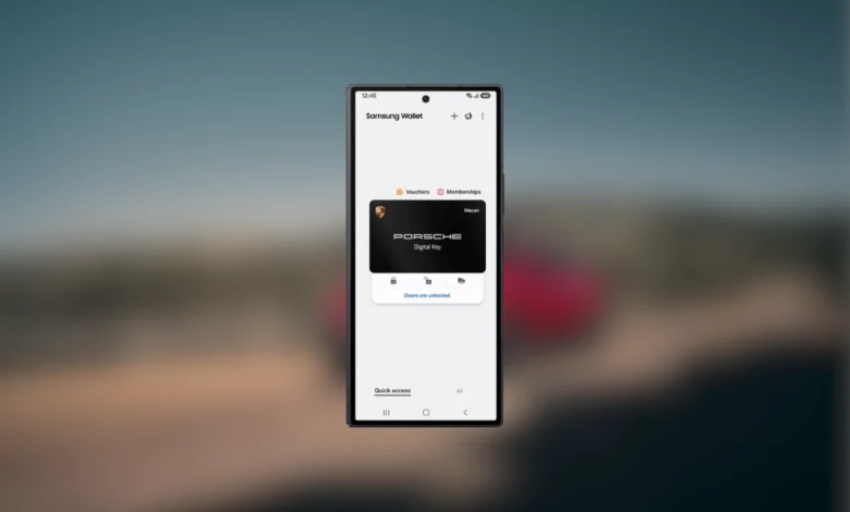 Samsung Wallet Porsche Car