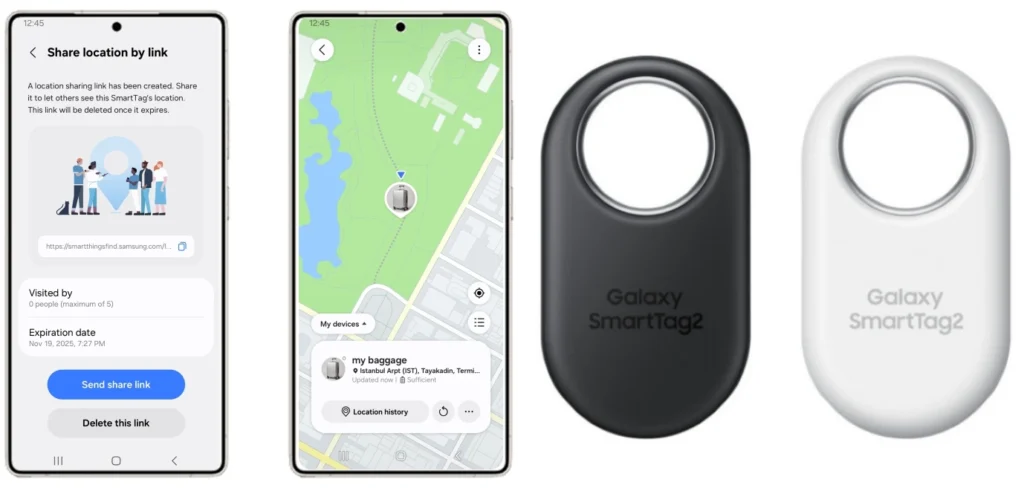 Samsung Galaxy SmartTag2 corporation with Turkish airlines