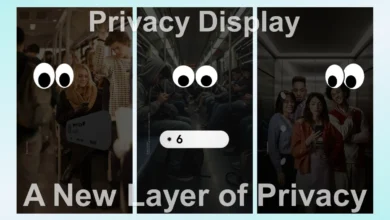 Samsung Privacy display feature
