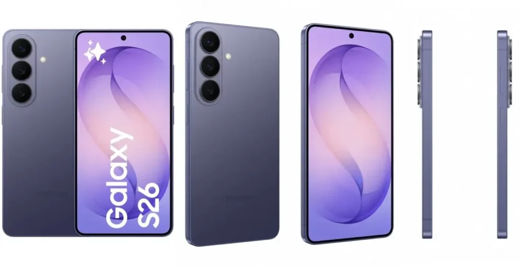 Galaxy S26 renders