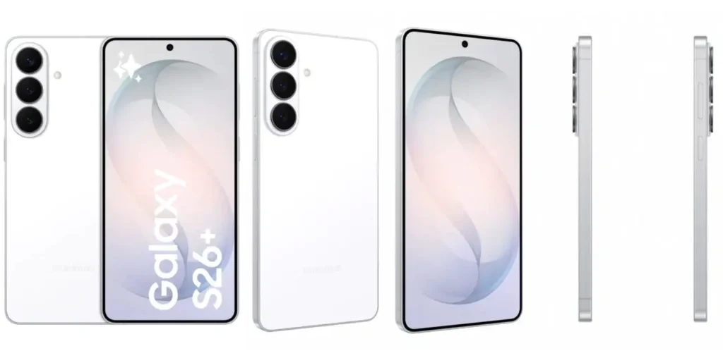 Galaxy S26 Plus renders