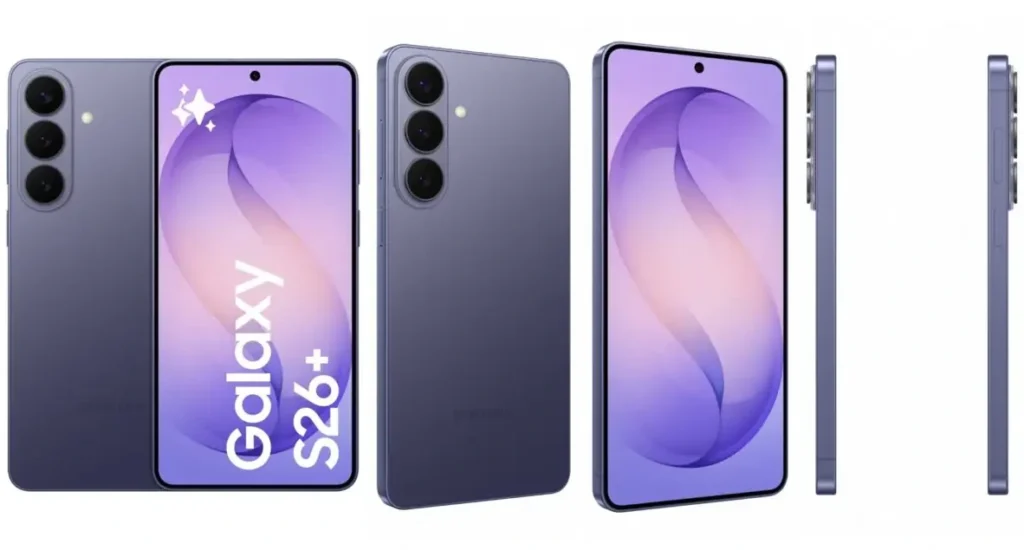 Galaxy S26 Plus renders