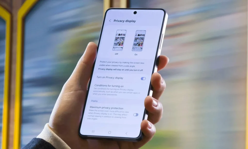 Galaxy S26 Ultra Privacy Display