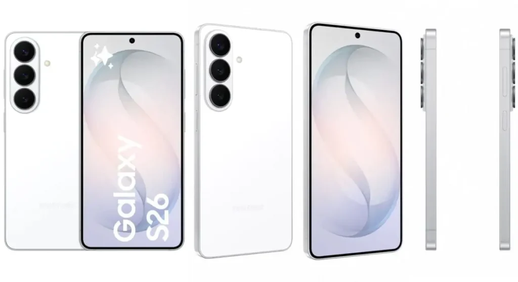 Galaxy S26 renders