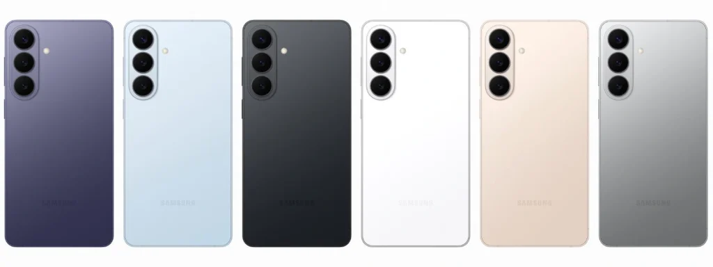 Galaxy S26 and Plus all colors