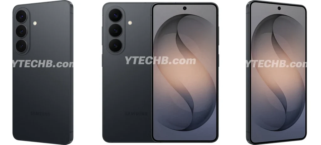 Galaxy S26 renders 1