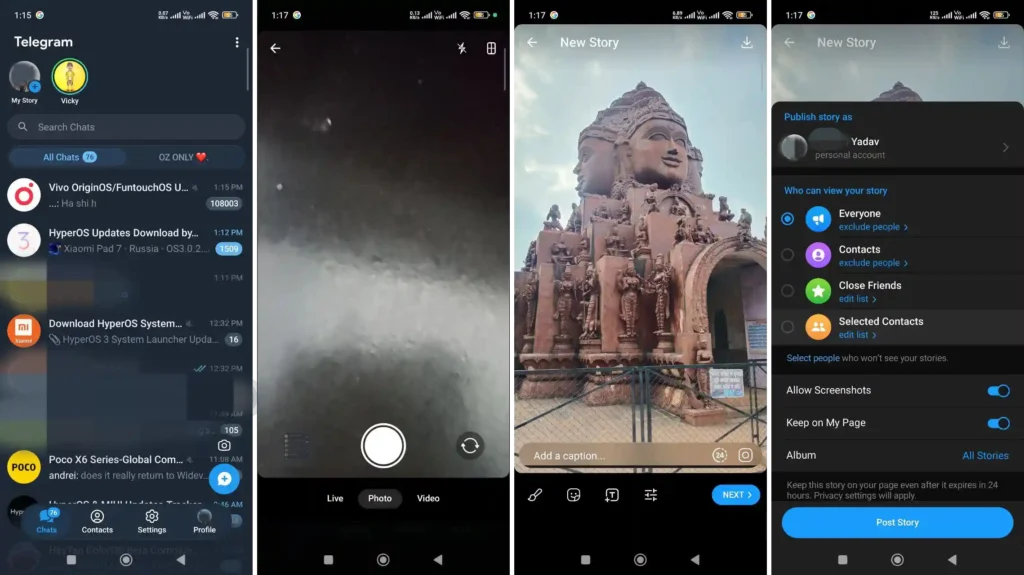 Telegram stories for non premium users