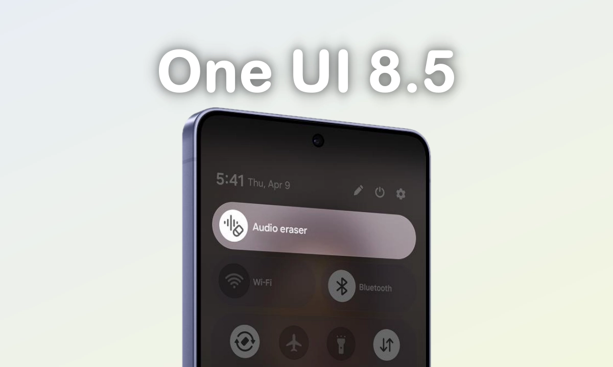One UI 8.5 Audio Eraser