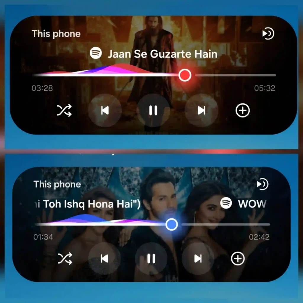 One UI 9 Music Bar Color