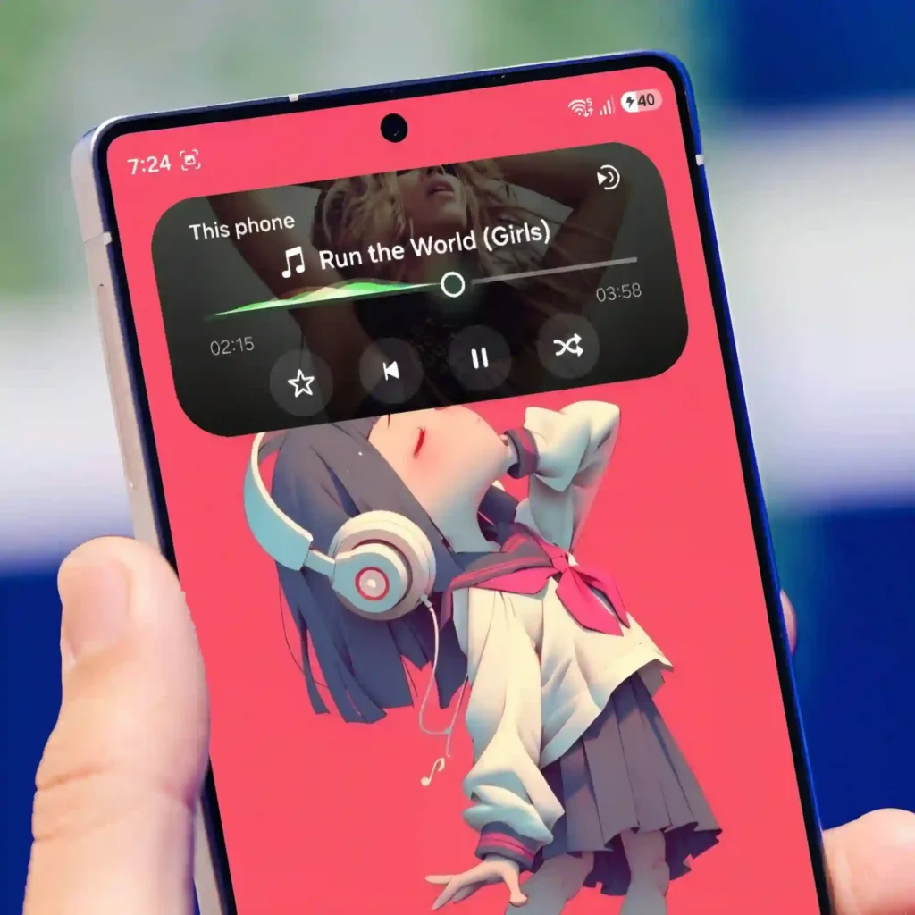 One UI 9 Music Bar Color