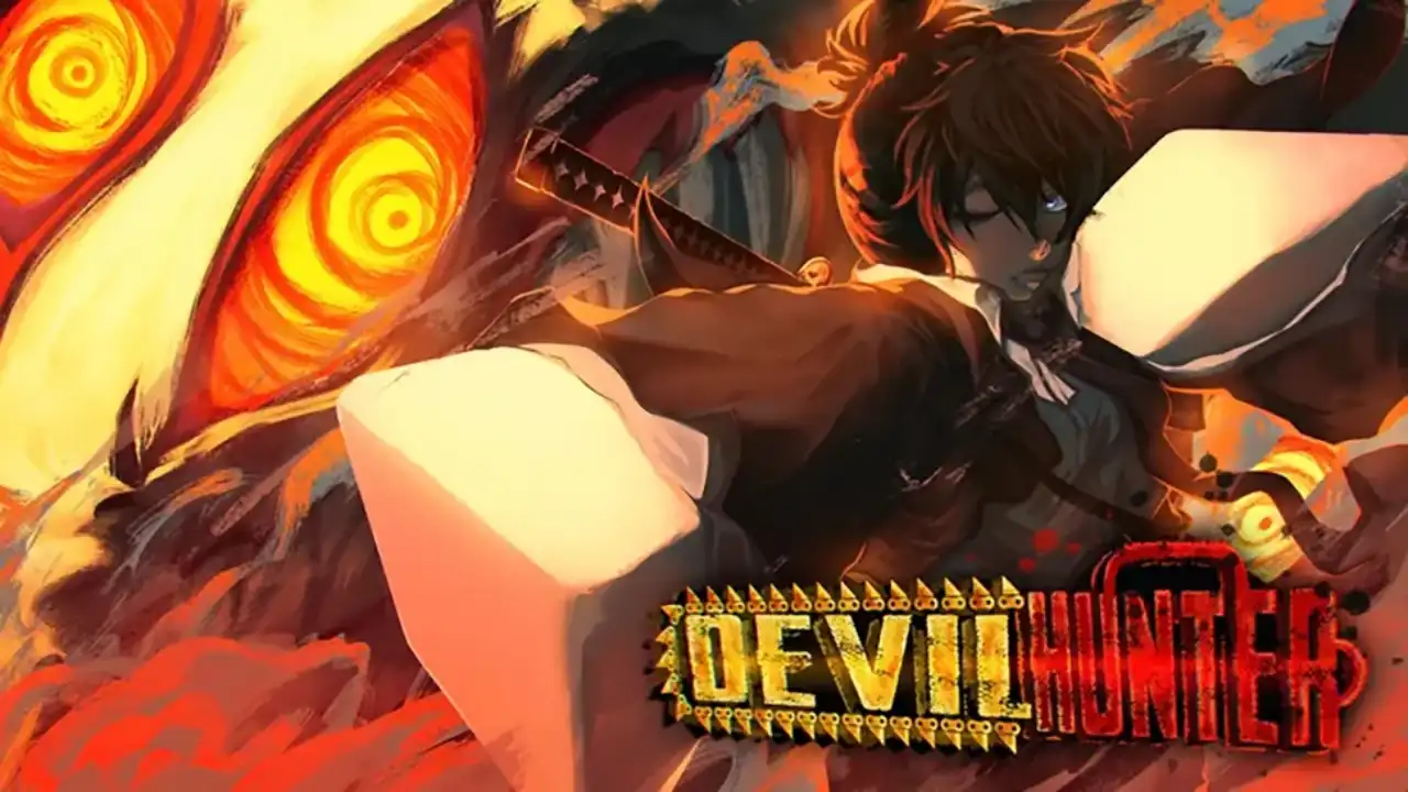 Devil Hunter codes - combat scene from the Roblox action game