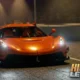 Highway Legends codes - a customized sports car driving on a busy Roblox highway