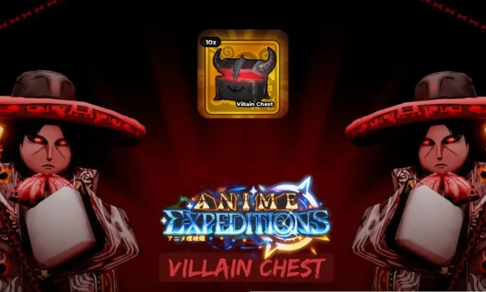 Anime Expeditions Villain Chest - Legendary reward box icon from the Villain Update