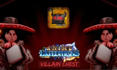 Anime Expeditions Villain Chest - Legendary reward box icon from the Villain Update