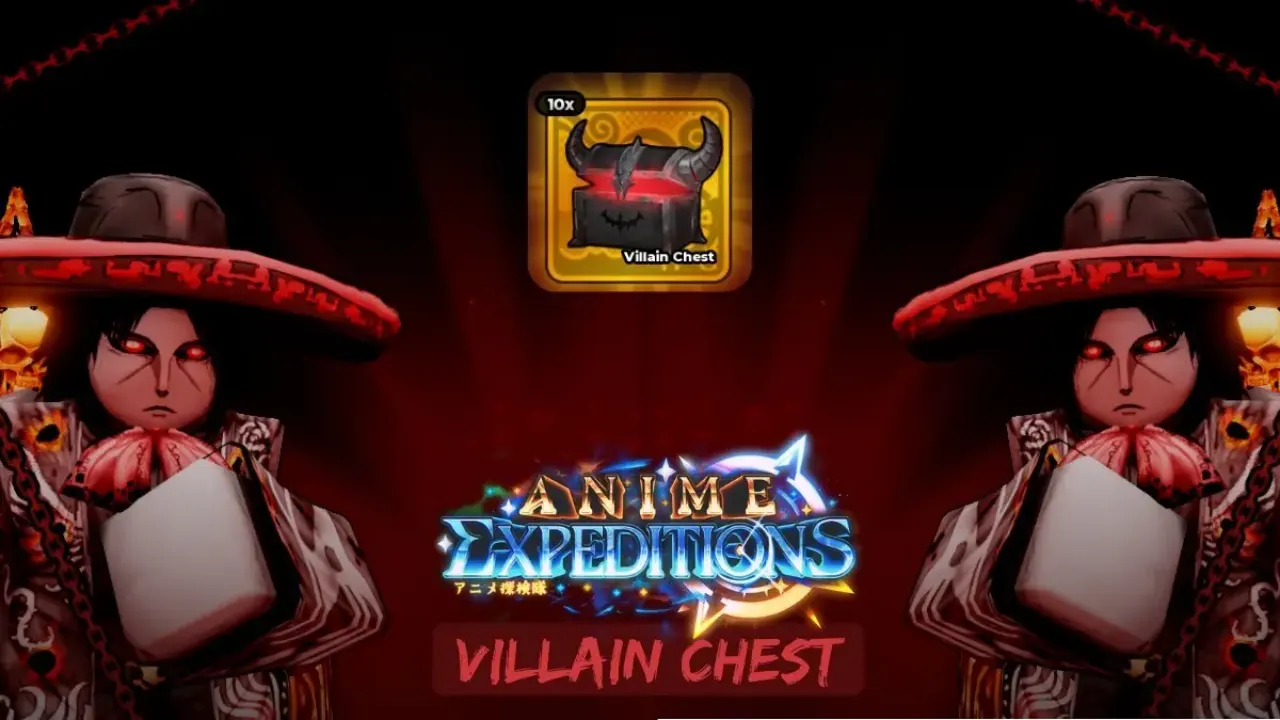 Anime Expeditions Villain Chest - Legendary reward box icon from the Villain Update