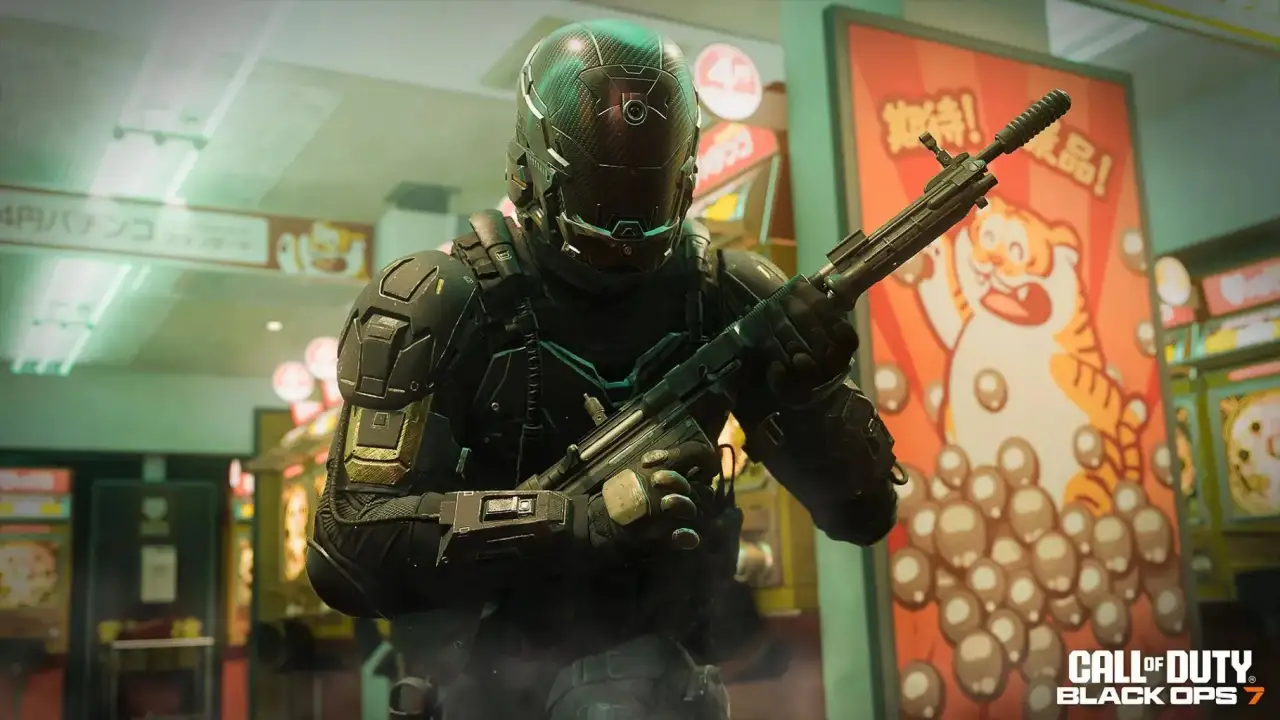 Call of Duty Season 5 - Spectre operator key art with new weapons