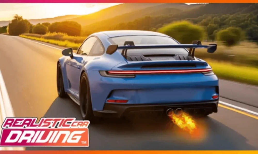 Realistic Car Driving Roblox — active codes menu screen