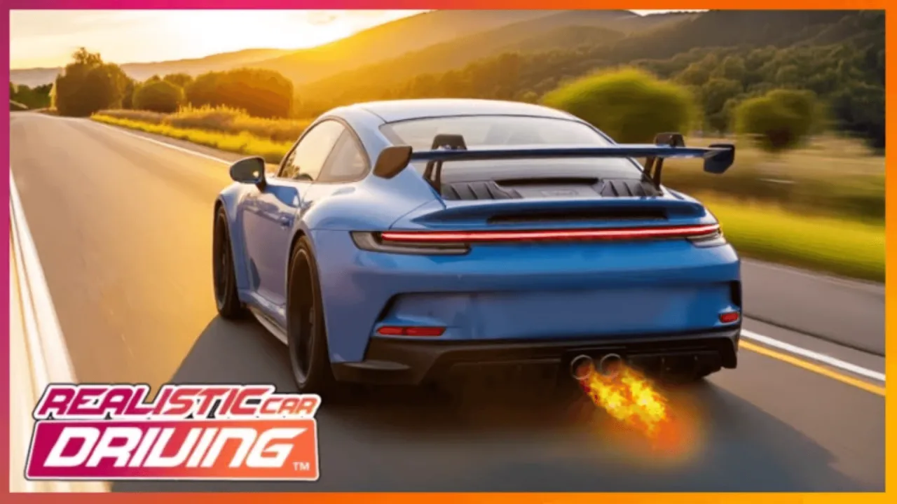 Realistic Car Driving Roblox — active codes menu screen