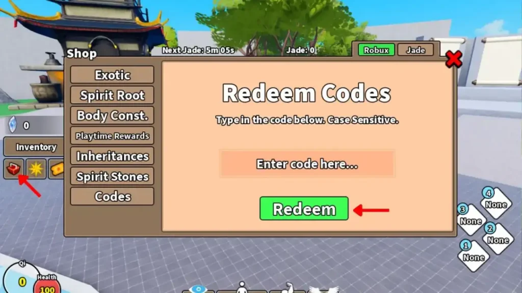 Cultivation Dao Online code 5KLikes giving Spirit Root Spins and Body Constitution Spins