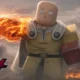 Anime Fighting Simulator Endless - character posing on training grounds