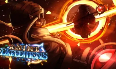 Anime Expeditions - active codes list showing EA+, EA, and RELEASE rewards