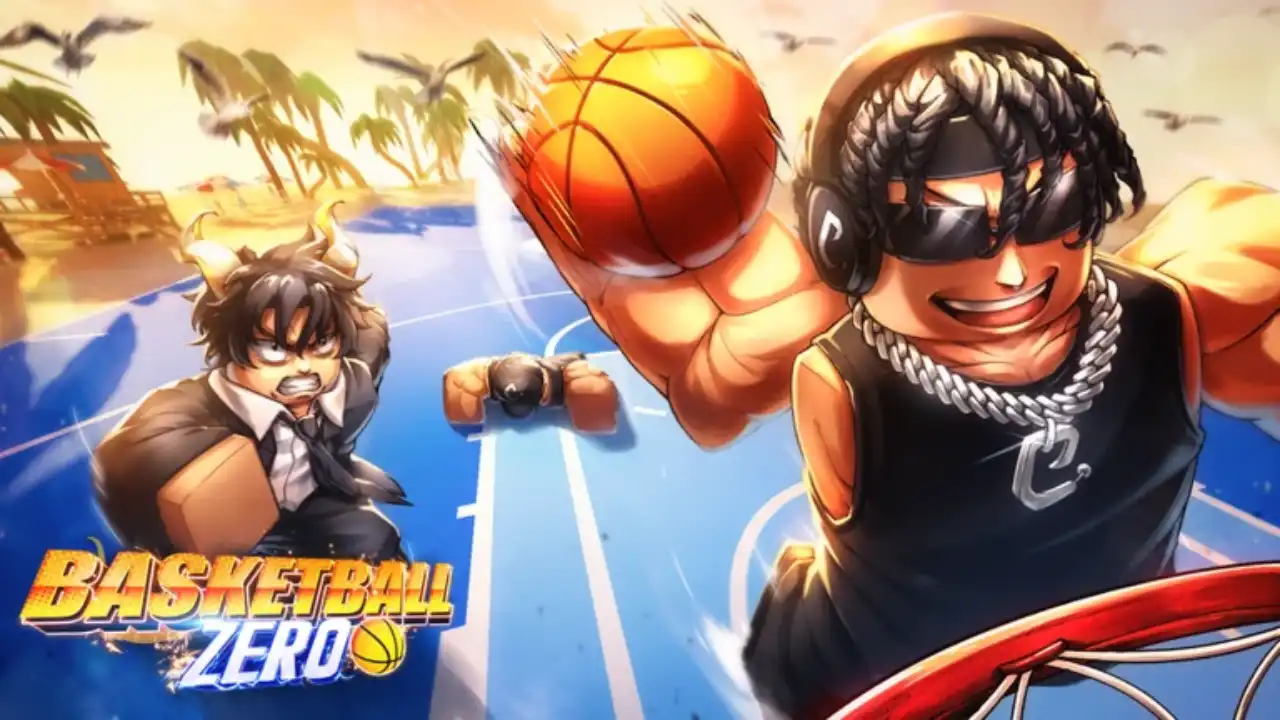 Basketball Zero Roblox - player dunking on the court
