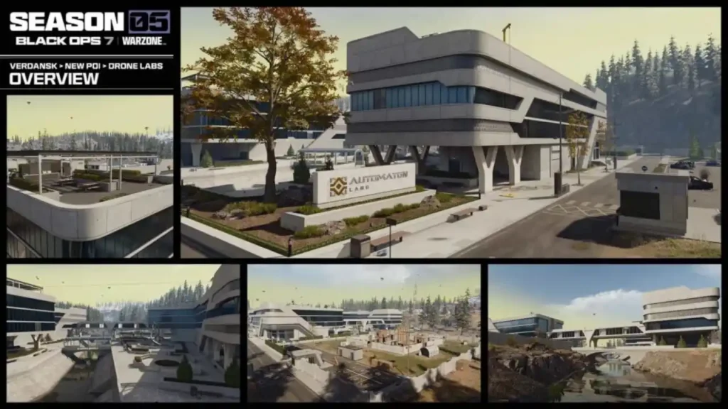 Call of Duty Season 5 - Warzone Drone Labs point of interest map location