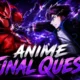Anime Final Quest - custom anime warrior fighting in a dungeon