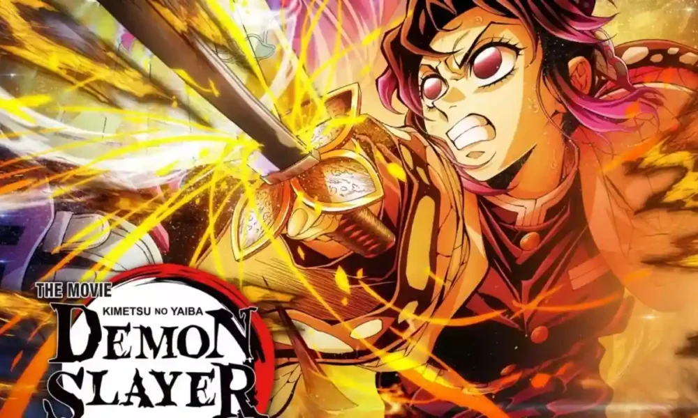 Demon Slayer Infinity Castle OTT release key art with Tanjiro and the Hashira