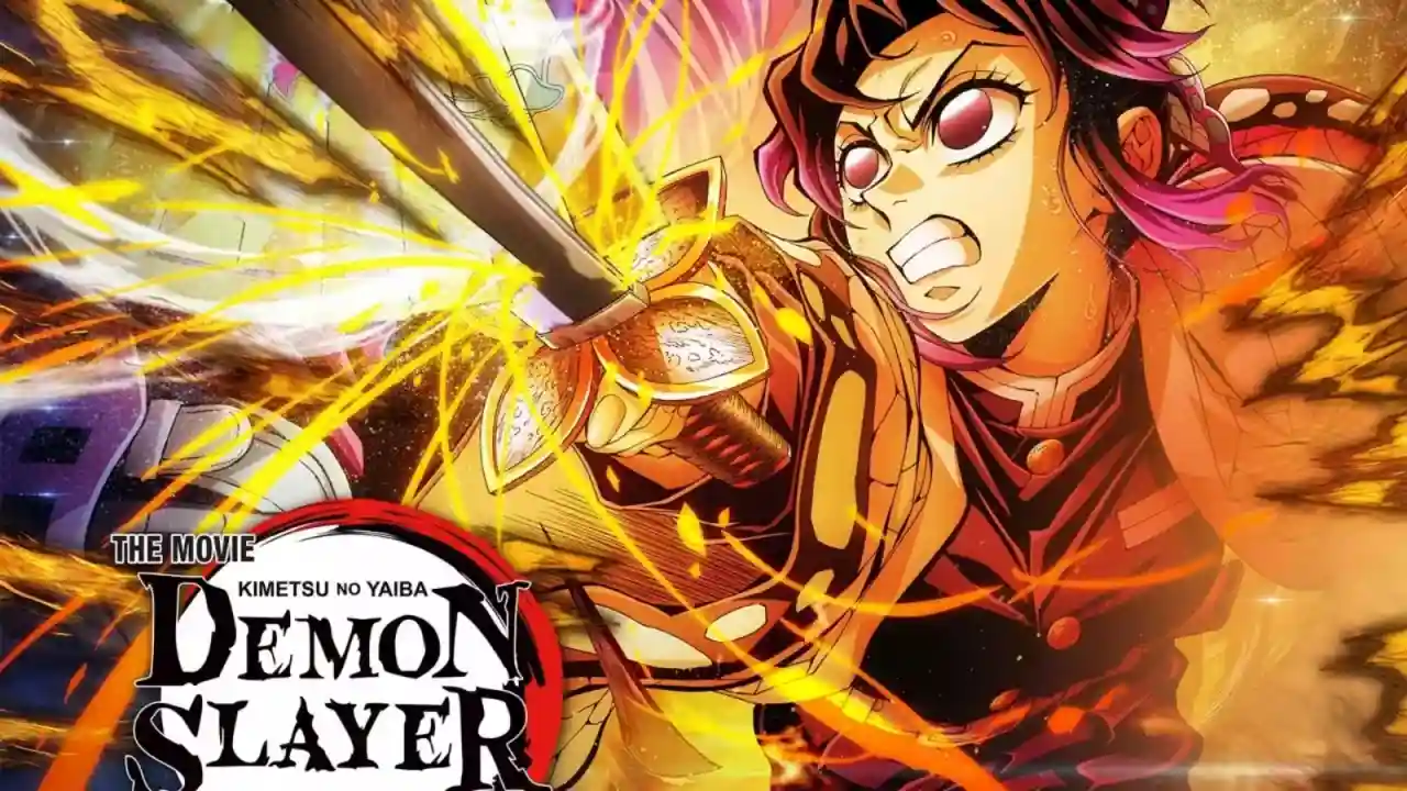 Demon Slayer Infinity Castle OTT release key art with Tanjiro and the Hashira