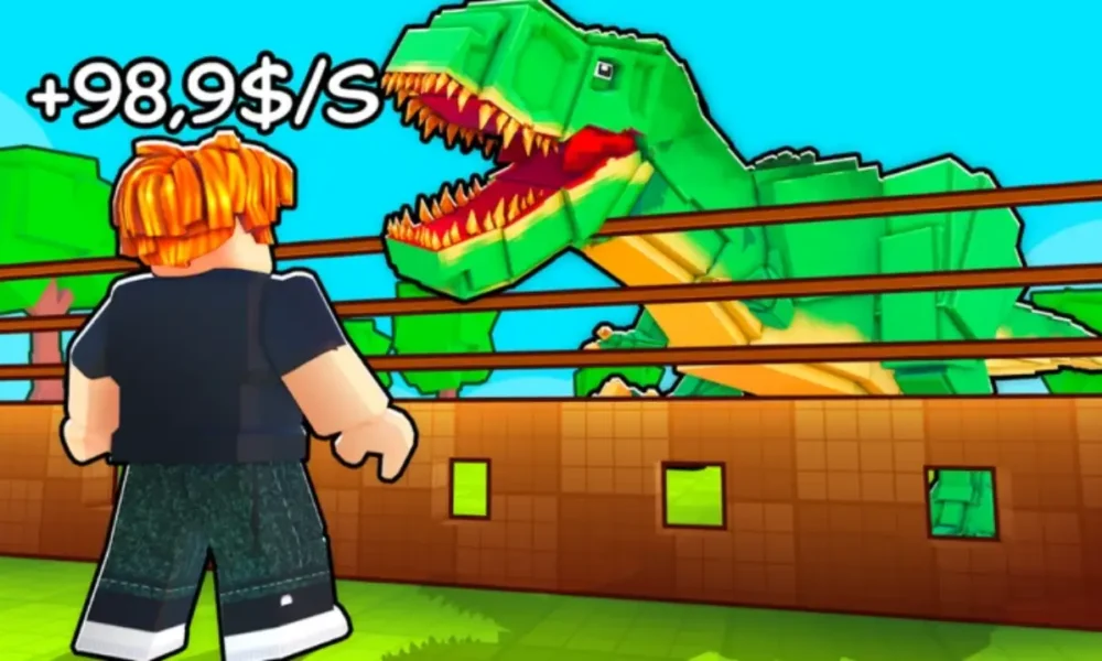 My Dino Park codes - dinosaur park with visitors and enclosures