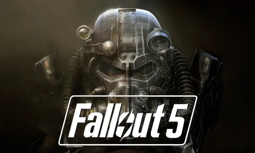 Fallout 5 pre-production announcement graphic with Bethesda Game Studios logo